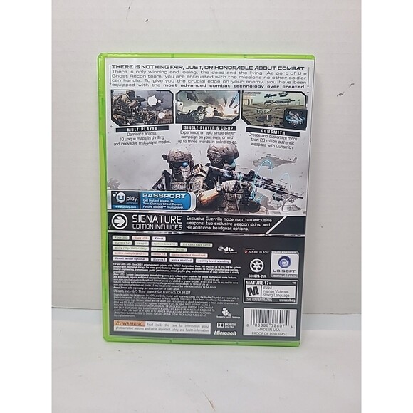 Ghost Recon: Future Soldier Signature Edition (Microsoft Xbox 360) CIB - Picture 2 of 4